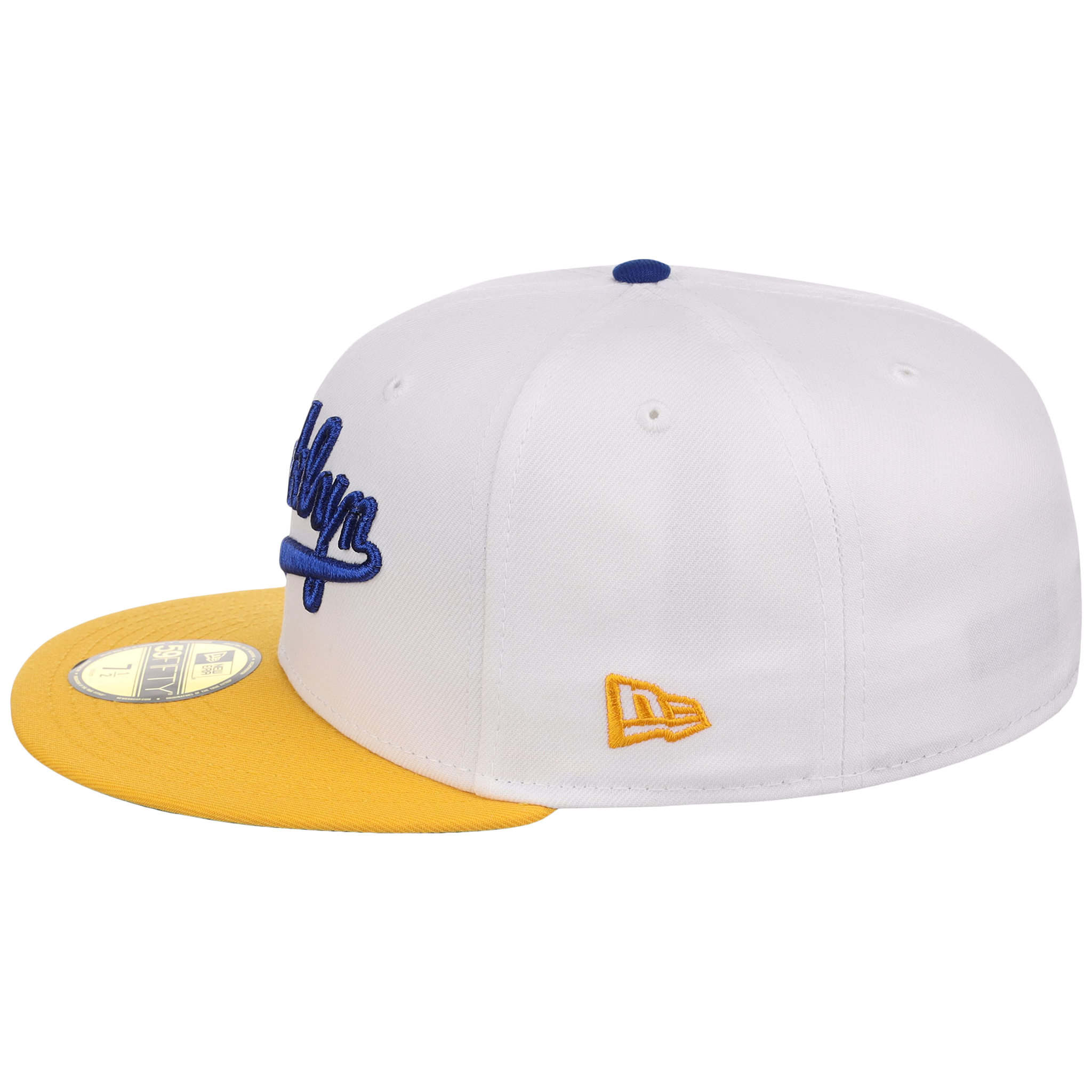 Brooklyn Dodgers The Chamber New Era 59FIFTY - White/Golden Yellow