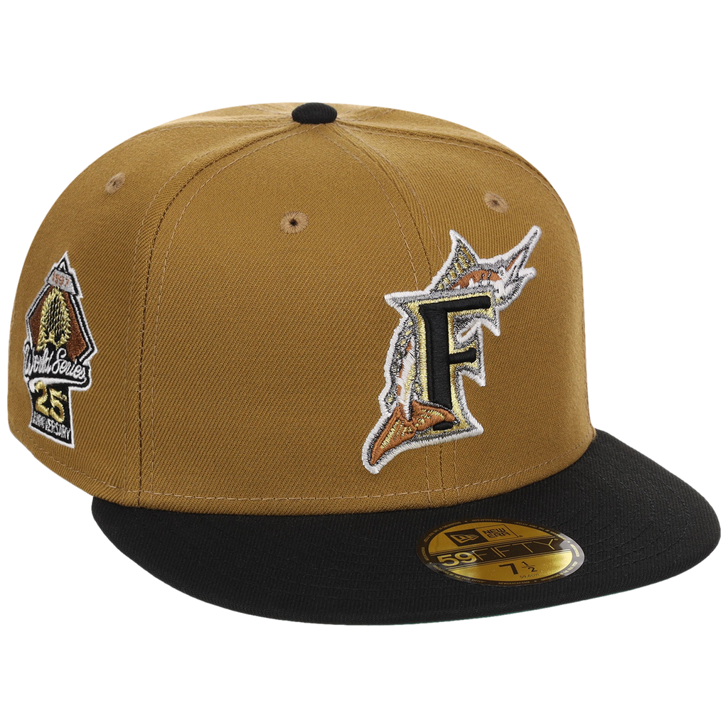 Florida Marlins The Chamber New Era 59FIFTY - Gold/Black