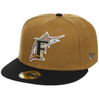 Florida Marlins The Chamber New Era 59FIFTY - Gold/Black