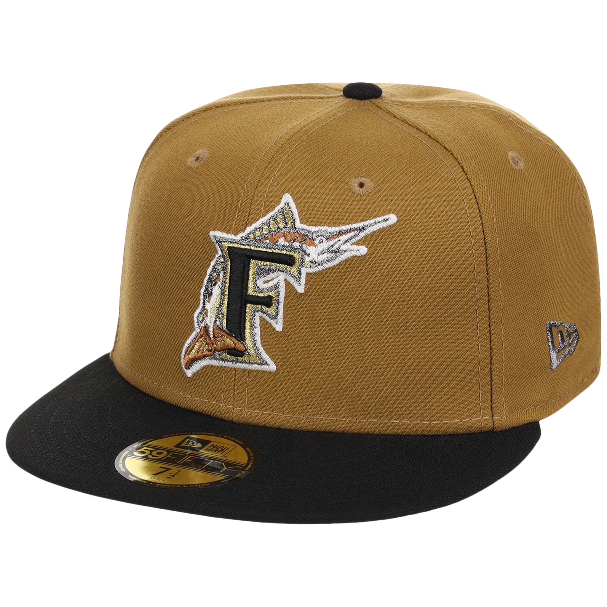 Florida Marlins The Chamber New Era 59FIFTY - Gold/Black