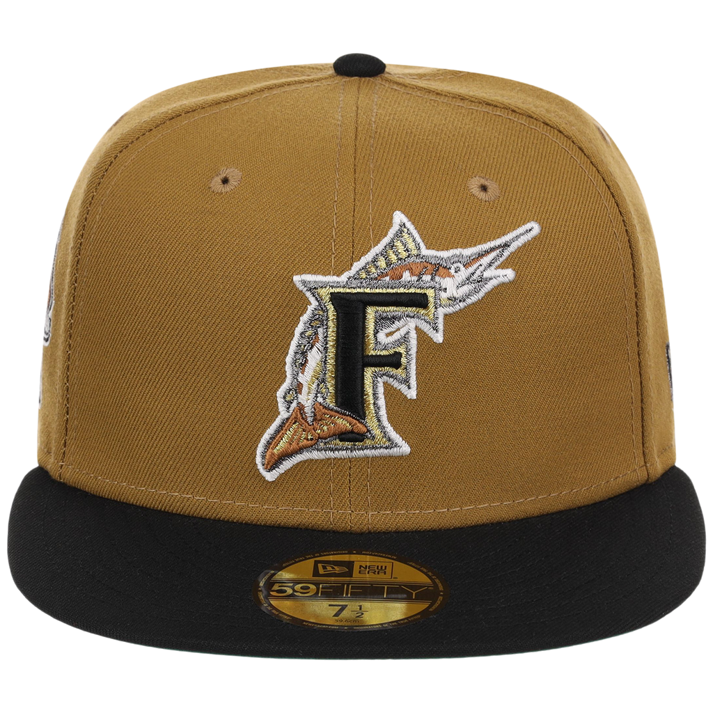 Florida Marlins The Chamber New Era 59FIFTY - Gold/Black