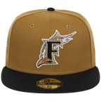 Florida Marlins The Chamber New Era 59FIFTY - Gold/Black