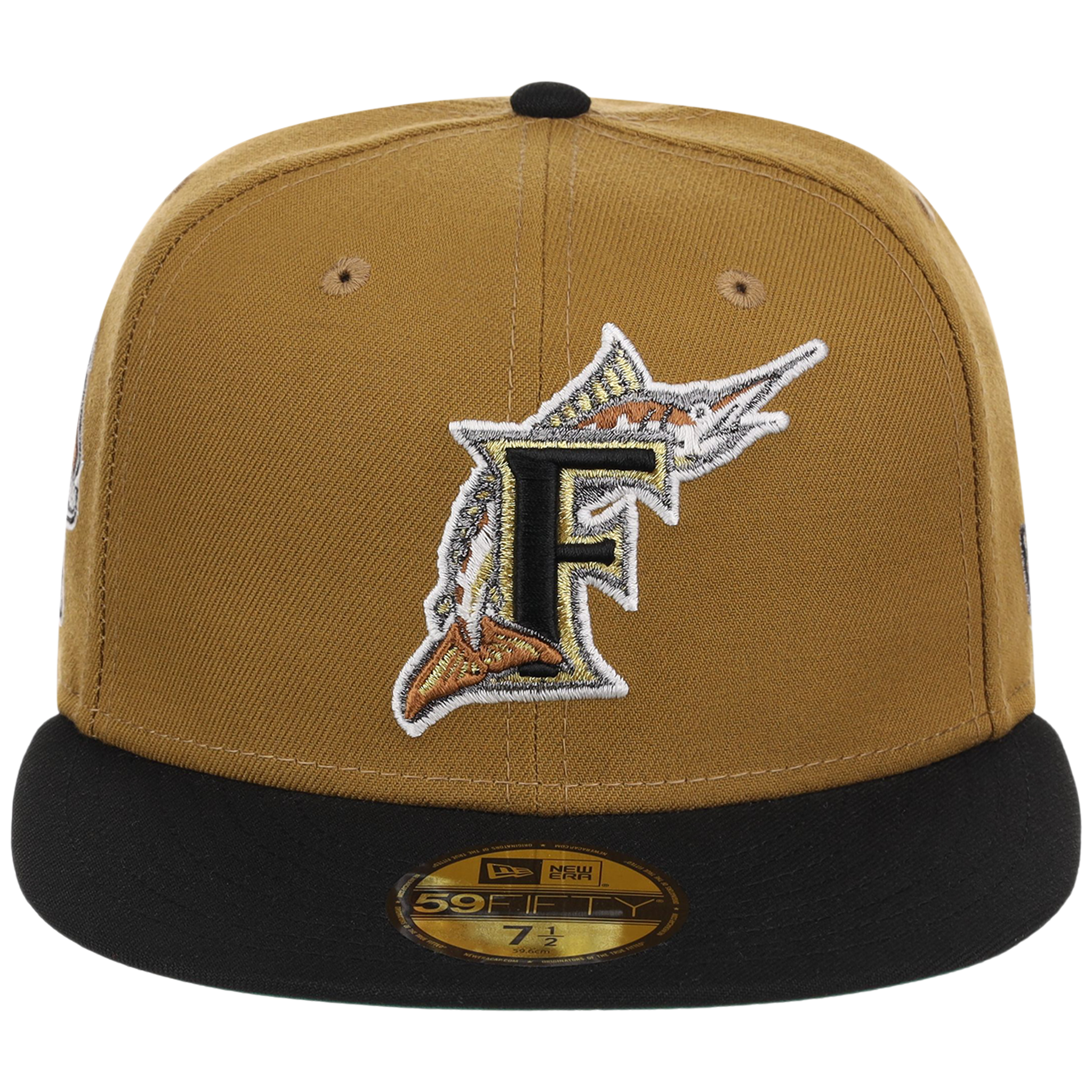 Florida Marlins The Chamber New Era 59FIFTY - Gold/Black