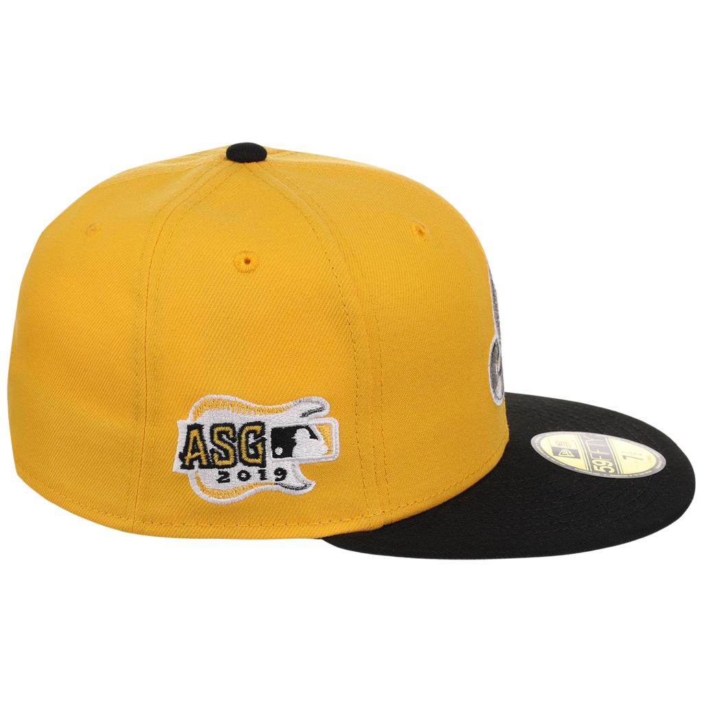 Cleveland Indians The Chamber New Era 59FIFTY - Golden Yellow/Black