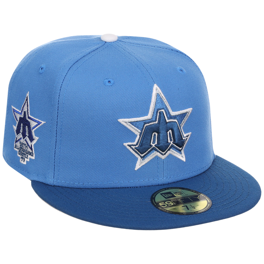Seattle Mariners The Core Four & More New Era 59FIFTY - Air Force Blue