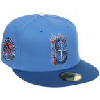 Seattle Mariners The Core Four & More New Era 59FIFTY - Air Force Blue 'S'