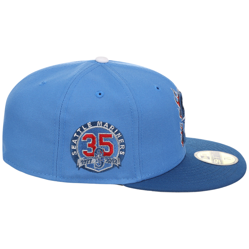 Seattle Mariners The Core Four & More New Era 59FIFTY - Air Force Blue 'S'