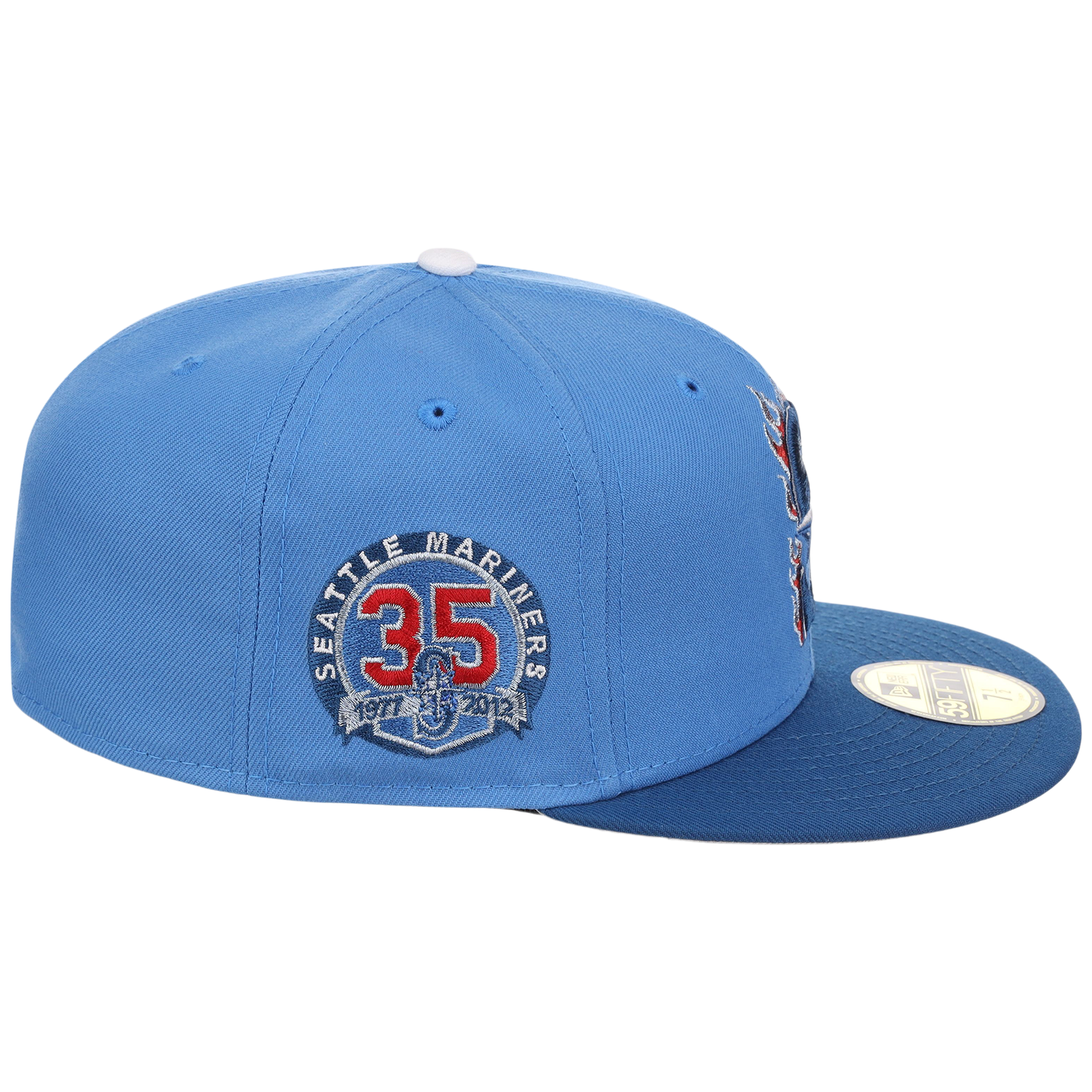Seattle Mariners The Core Four & More New Era 59FIFTY - Air Force Blue 'S'