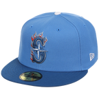 Seattle Mariners The Core Four & More New Era 59FIFTY - Air Force Blue 'S'
