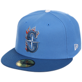 Seattle Mariners The Core Four & More New Era 59FIFTY - Air Force Blue 'S'