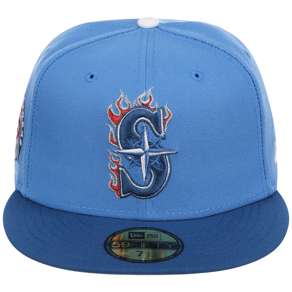 Seattle Mariners The Core Four & More New Era 59FIFTY - Air Force Blue 'S'