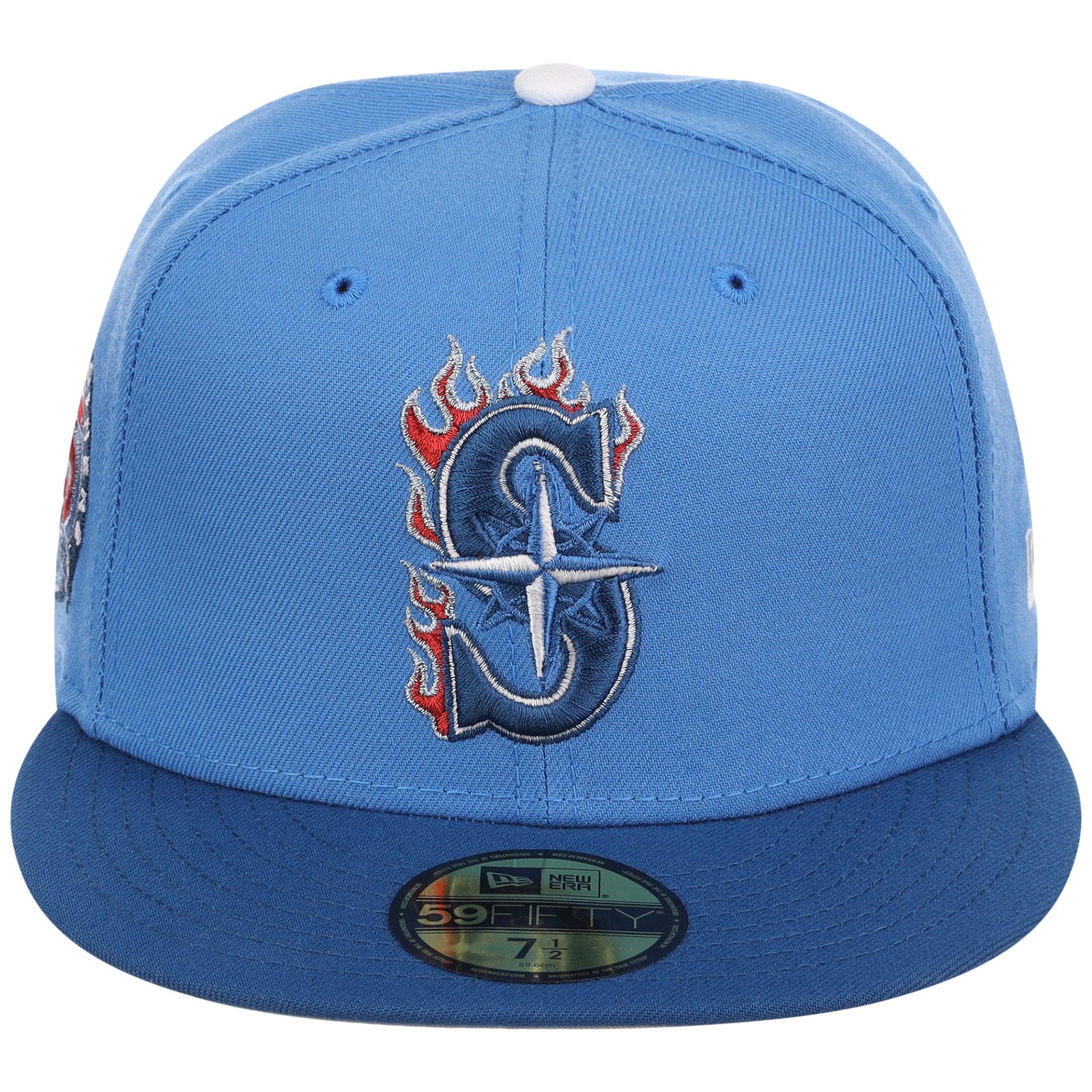 Seattle Mariners The Core Four & More New Era 59FIFTY - Air Force Blue 'S'