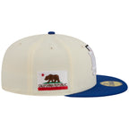 Los Angeles Dodgers Los Angeles Crown the City - Expansion Pack 2.0 - State Flag Fill  - Chrome/Royal
