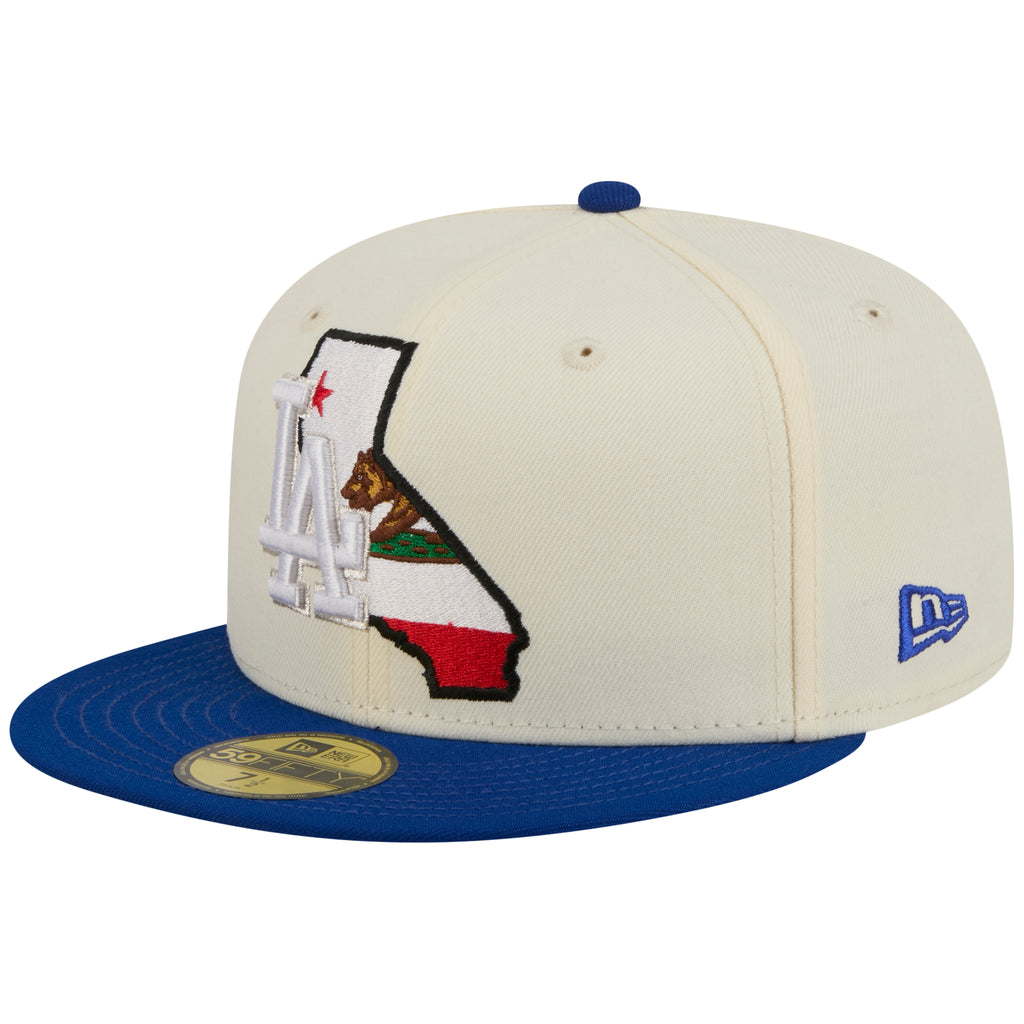 Los Angeles Dodgers Los Angeles Crown the City - Expansion Pack 2.0 - State Flag Fill  - Chrome/Royal