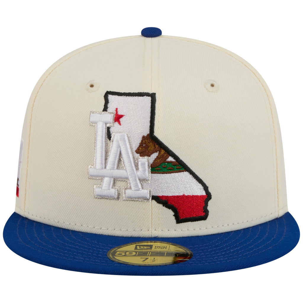 Los Angeles Dodgers Los Angeles Crown the City - Expansion Pack 2.0 - State Flag Fill  - Chrome/Royal