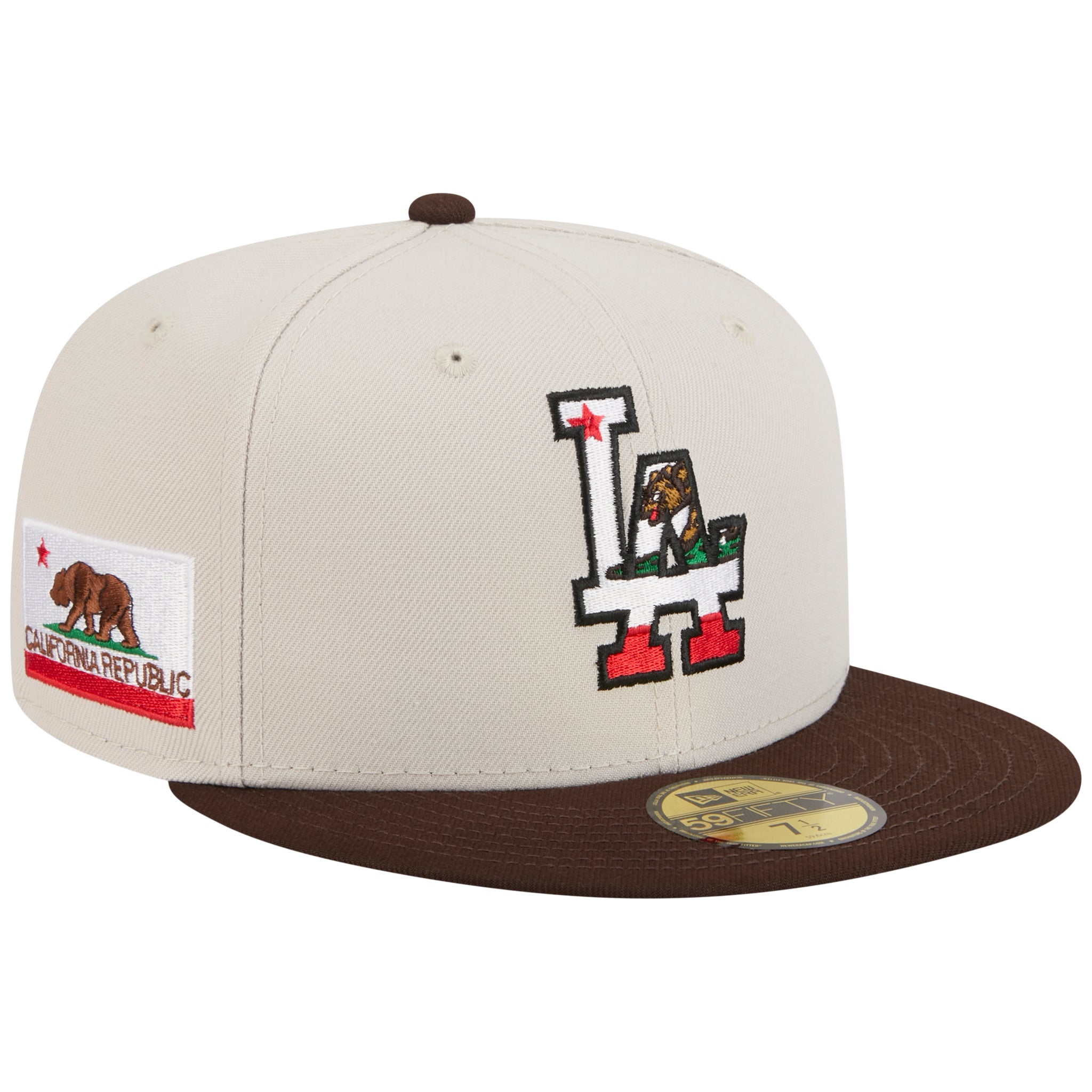 Los Angeles Dodgers Los Angeles Crown the City - Expansion Pack 2.0 - Flag Fill  - Stone/Dark Brown