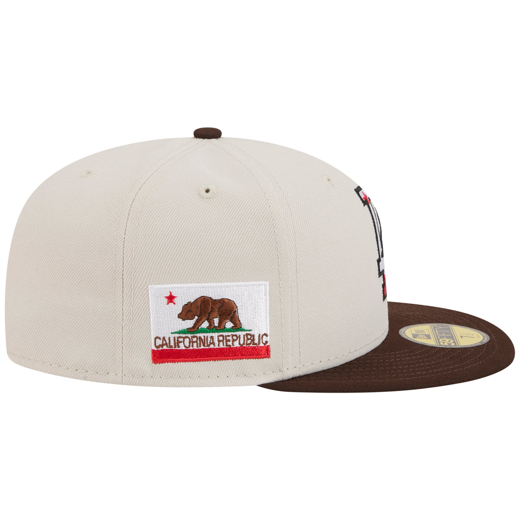 Los Angeles Dodgers Los Angeles Crown the City - Expansion Pack 2.0 - Flag Fill  - Stone/Dark Brown