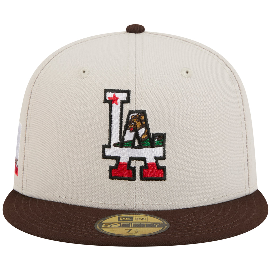 Los Angeles Dodgers Los Angeles Crown the City - Expansion Pack 2.0 - Flag Fill  - Stone/Dark Brown