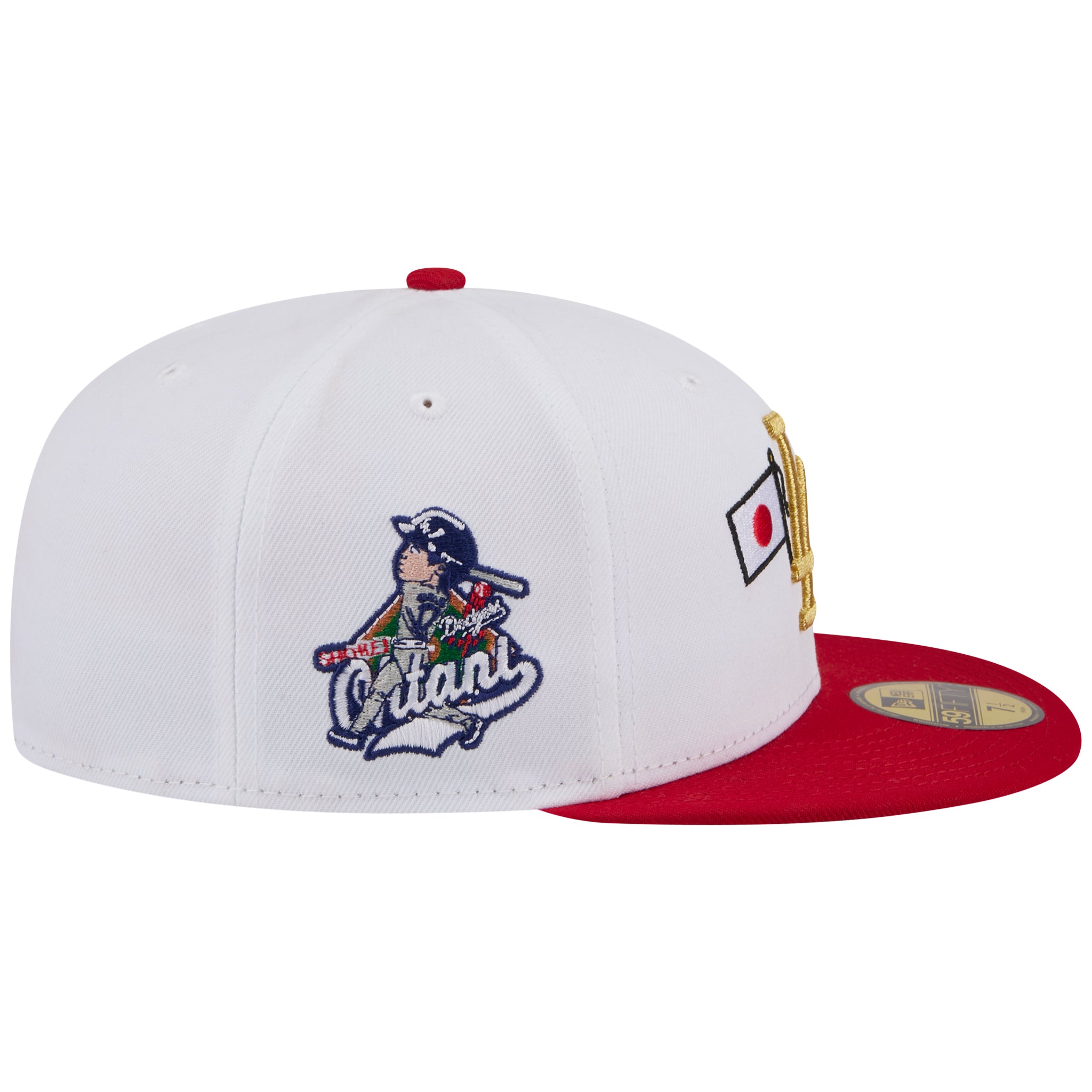 Los Angeles Dodgers Los Angeles Crown the City - Expansion Pack 2.0 - JAPAN USA Flags  - White/Red