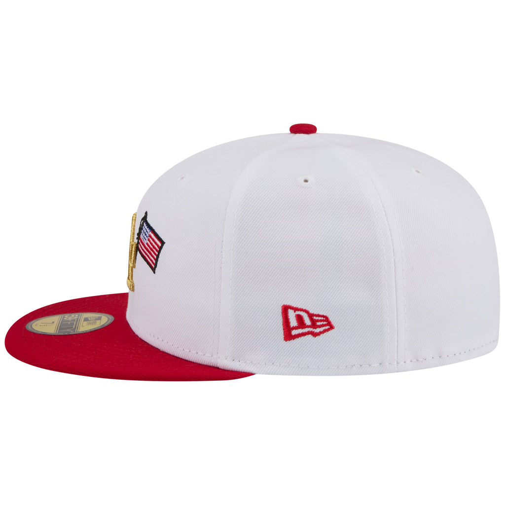 Los Angeles Dodgers Los Angeles Crown the City - Expansion Pack 2.0 - JAPAN USA Flags  - White/Red