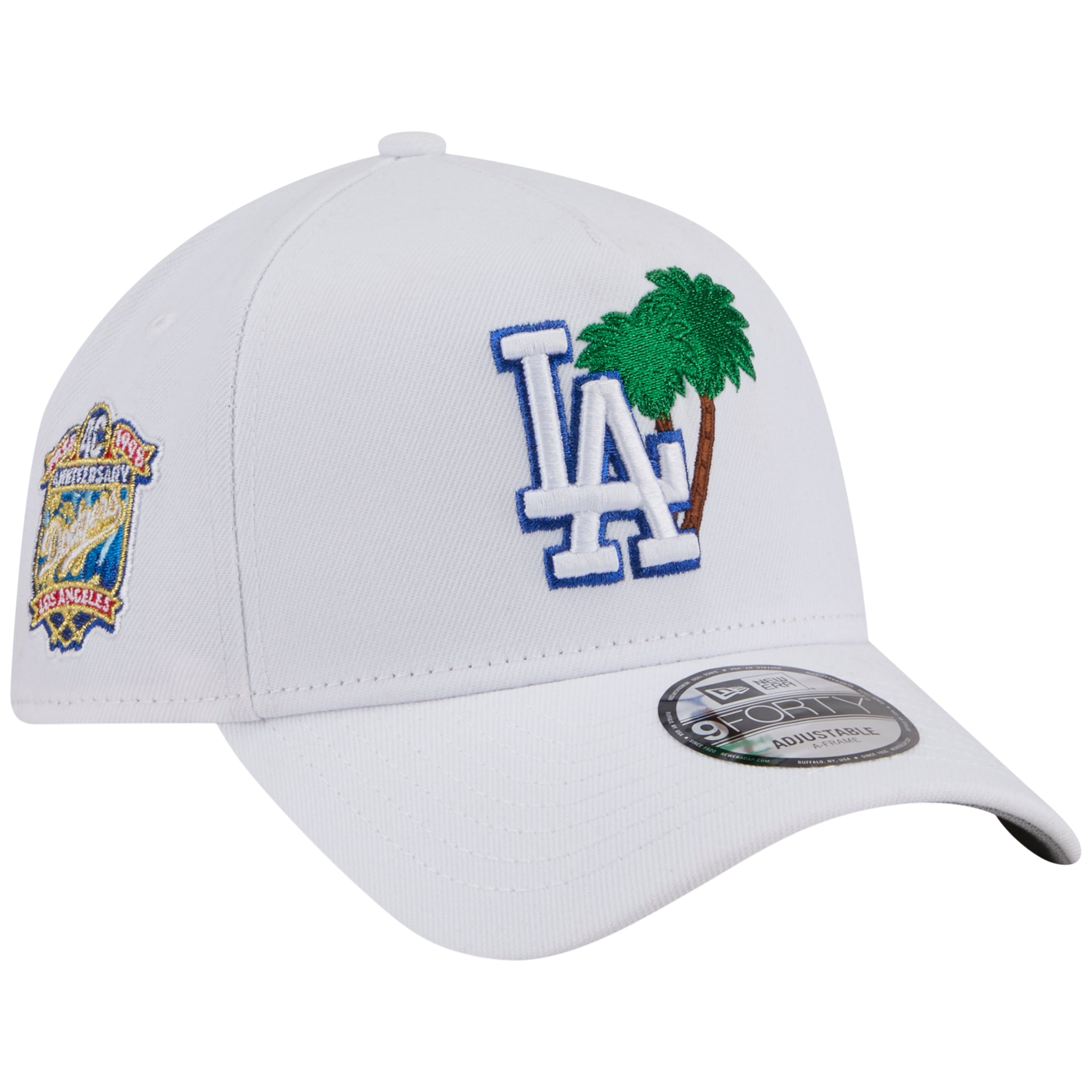 Los Angeles Dodgers Los Angeles Crown the City - Palm - White/White New Era 9FORTY
