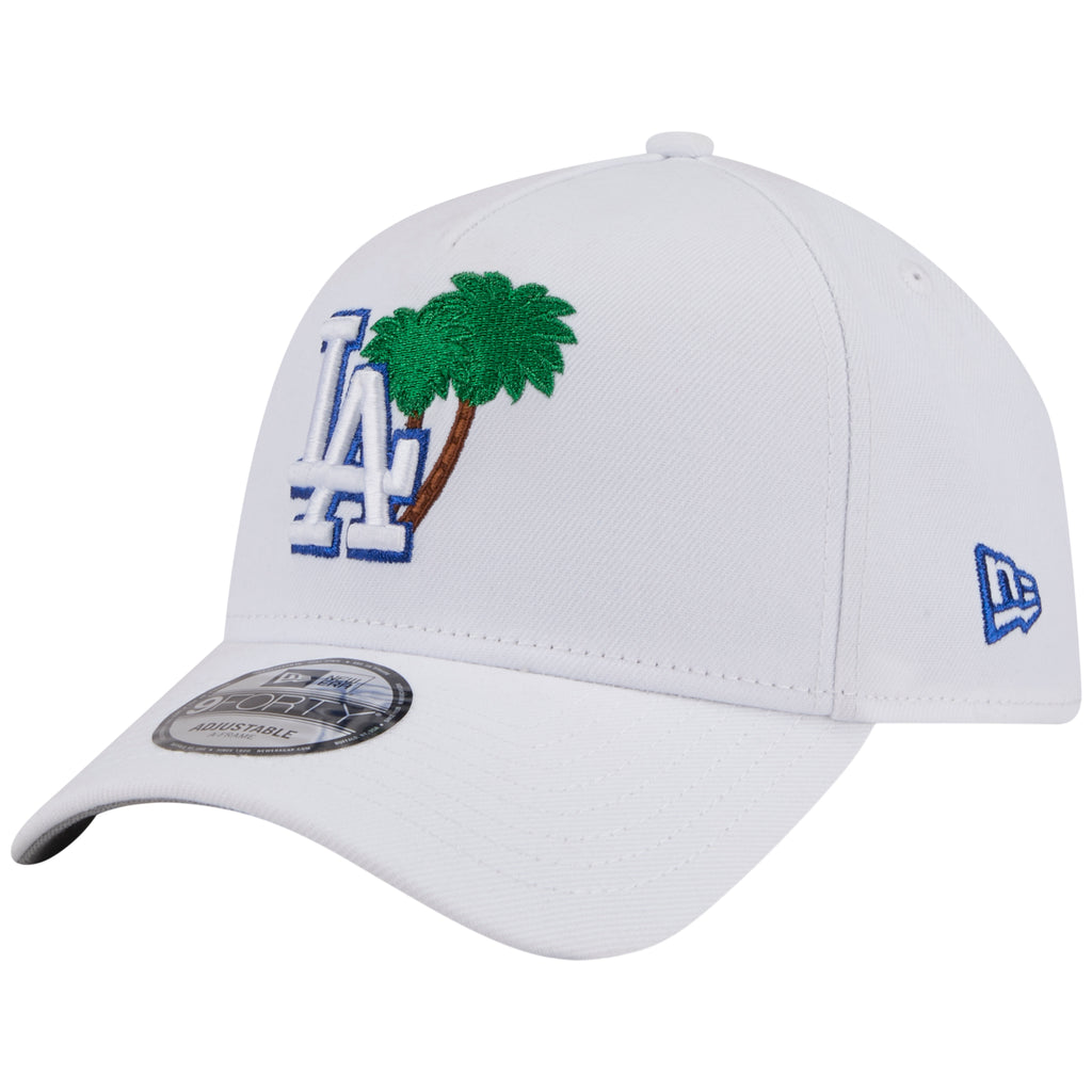 Los Angeles Dodgers Los Angeles Crown the City - Palm - White/White New Era 9FORTY