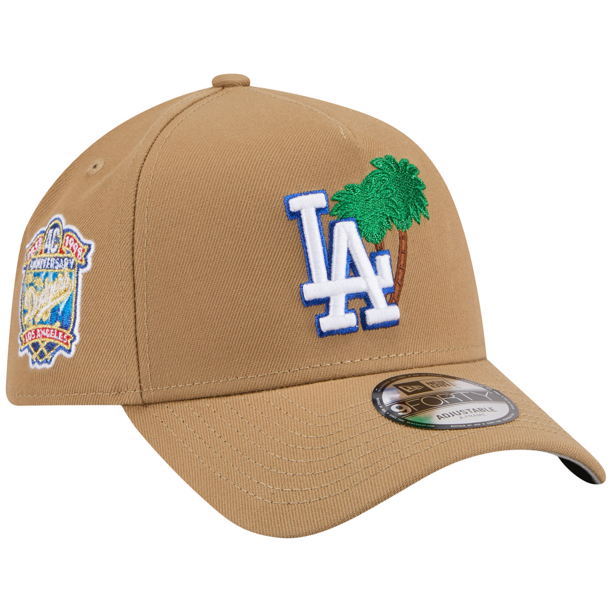 Los Angeles Dodgers Los Angeles Crown the City - Palm - Khaki/Khaki New Era 9FORTY