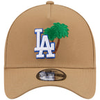 Los Angeles Dodgers Los Angeles Crown the City - Palm - Khaki/Khaki New Era 9FORTY