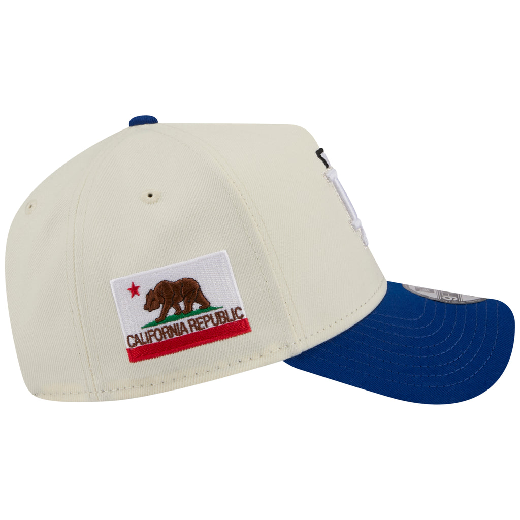 Los Angeles Dodgers Los Angeles Crown the City - State Flag Fill - Chrome/Royal New Era 9FORTY