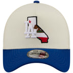 Los Angeles Dodgers Los Angeles Crown the City - State Flag Fill - Chrome/Royal New Era 9FORTY