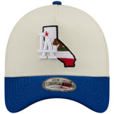 Los Angeles Dodgers Los Angeles Crown the City - State Flag Fill - Chrome/Royal New Era 9FORTY