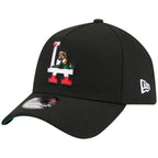 Los Angeles Dodgers Los Angeles Crown the City - Flag Fill - Black/Black New Era 9FORTY