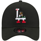 Los Angeles Dodgers Los Angeles Crown the City - Flag Fill - Black/Black New Era 9FORTY