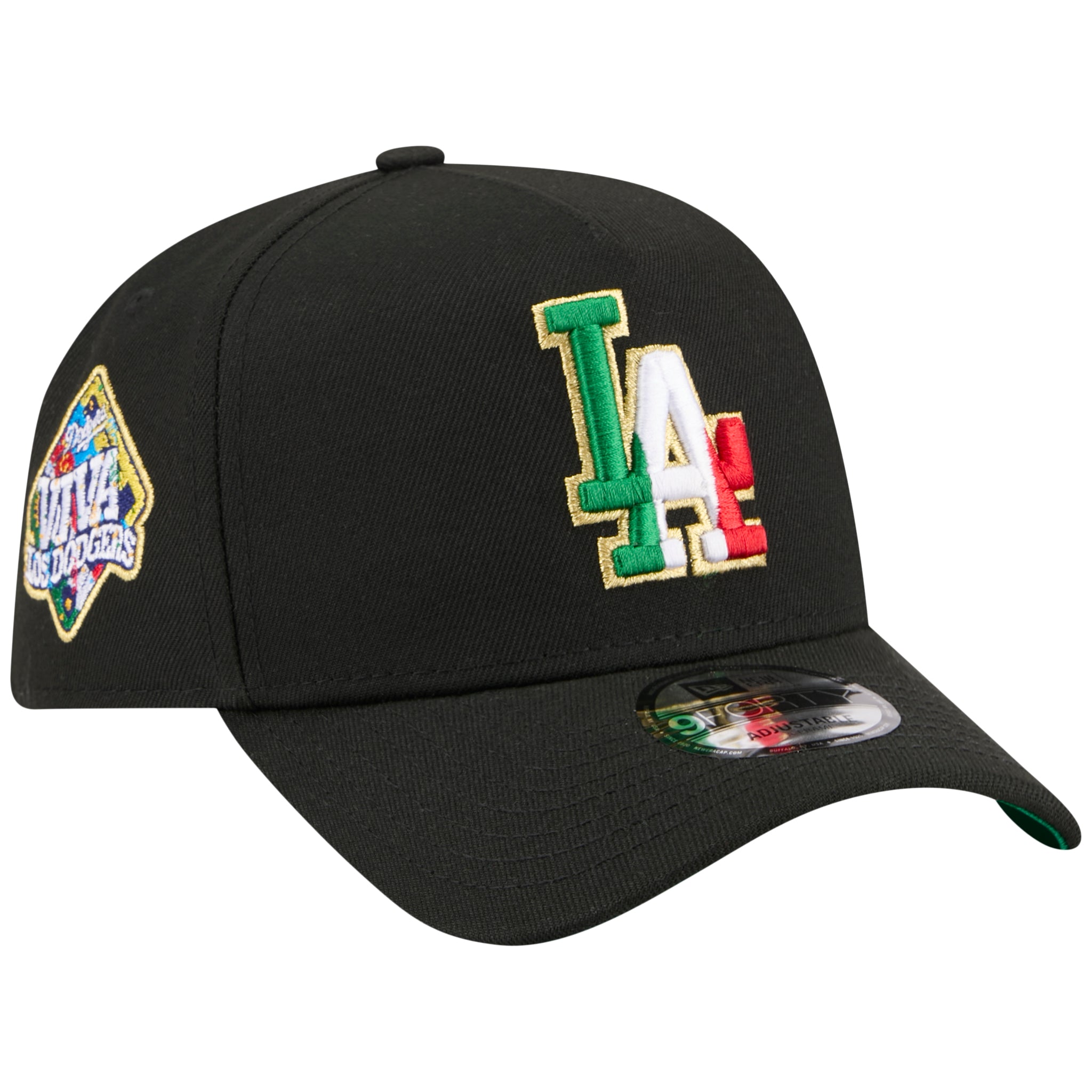 Los Angeles Dodgers Los Angeles Crown the City - MX Flag Fill - Black/Black New Era 9FORTY