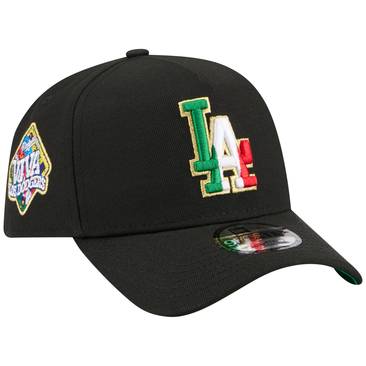 Los Angeles Dodgers Los Angeles Crown the City - MX Flag Fill - Black/Black New Era 9FORTY