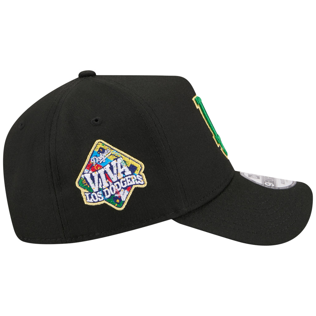 Los Angeles Dodgers Los Angeles Crown the City - MX Flag Fill - Black/Black New Era 9FORTY