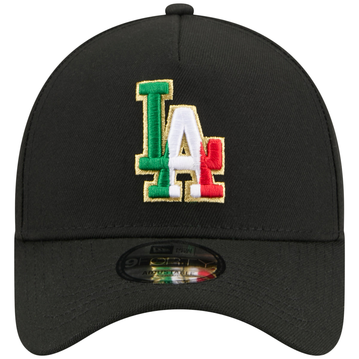 Los Angeles Dodgers Los Angeles Crown the City - MX Flag Fill - Black/Black New Era 9FORTY
