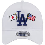 Los Angeles Dodgers Los Angeles Crown the City - JAPAN USA Flags - White/White New Era 9FORTY