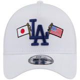 Los Angeles Dodgers Los Angeles Crown the City - JAPAN USA Flags - White/White New Era 9FORTY