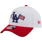 Los Angeles Dodgers Los Angeles Crown the City - JAPAN USA Flags - White/Red New Era 9FORTY