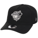 Toronto Blue Jays Toronto Crown the City - Liquid Titanium New Era 9FORTY (Black/Black)