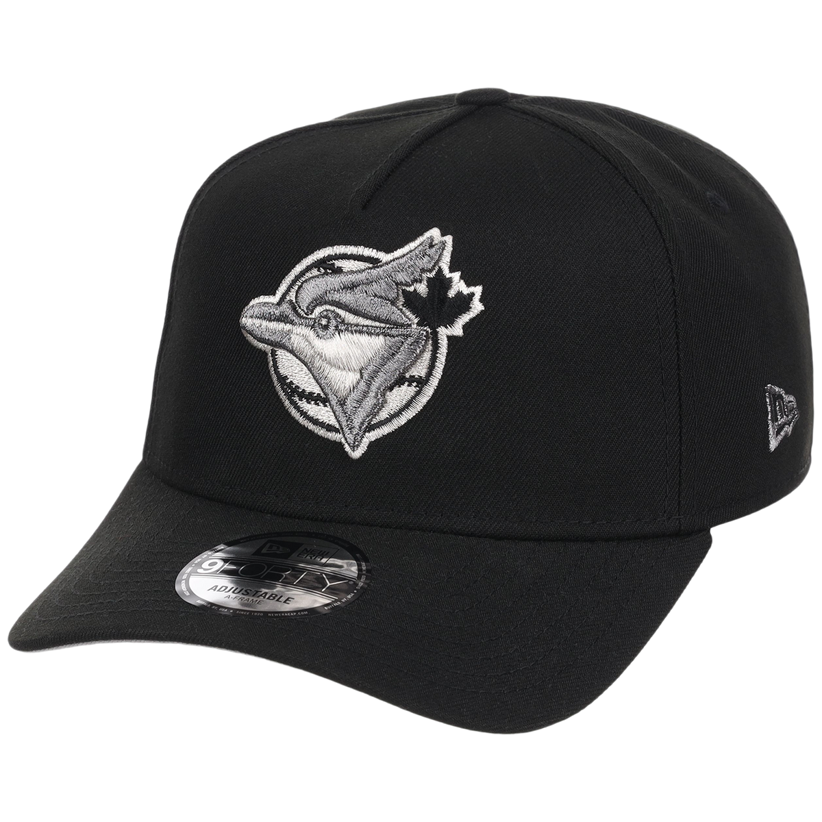 Toronto Blue Jays Toronto Crown the City - Liquid Titanium New Era 9FORTY (Black/Black)