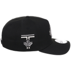 Toronto Blue Jays Toronto Crown the City - Liquid Titanium New Era 9FORTY (Black/Black)