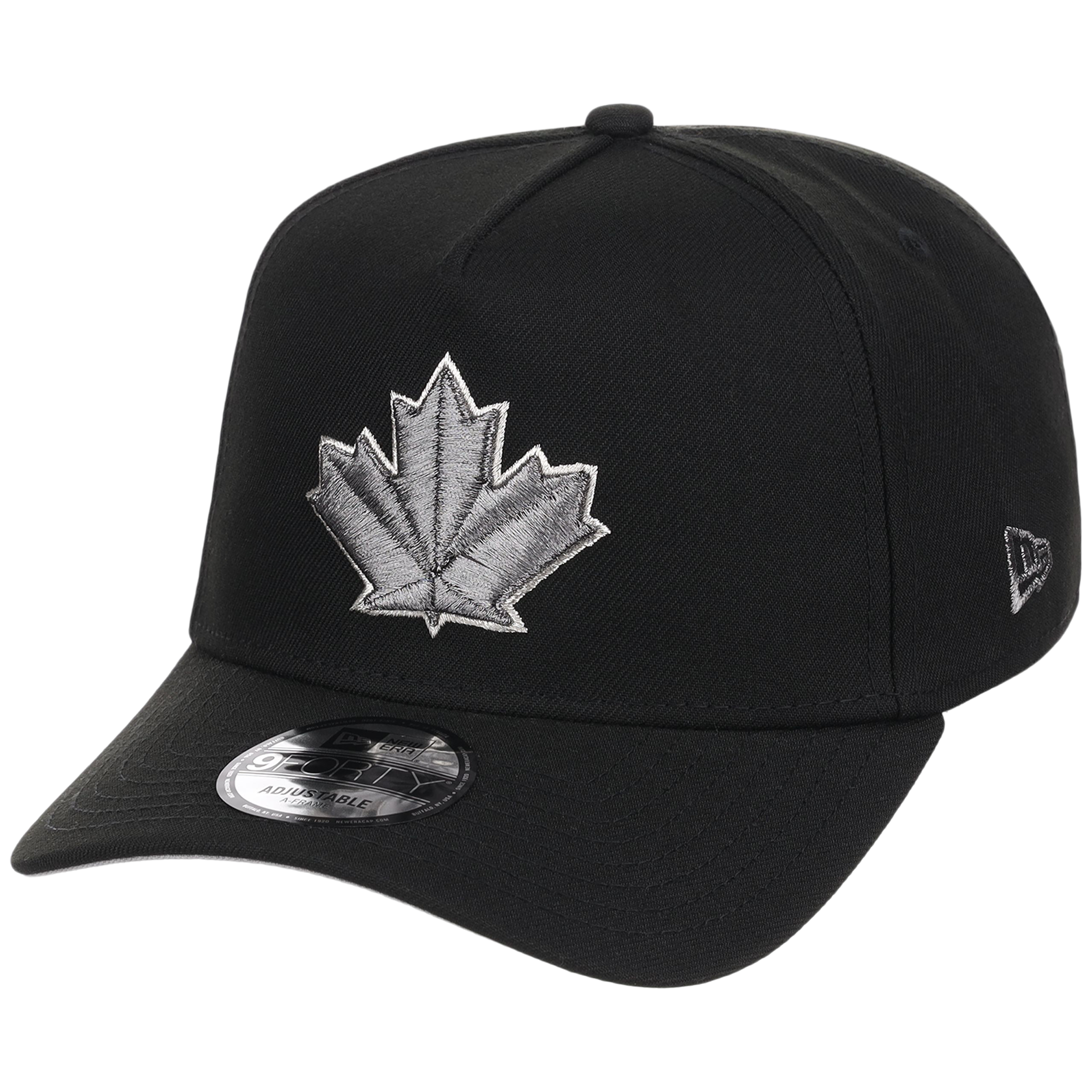 Toronto Blue Jays Toronto Crown the City - Liquid Titanium New Era 9FORTY (Black/Black)