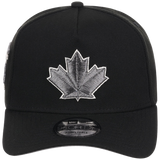 Toronto Blue Jays Toronto Crown the City - Liquid Titanium New Era 9FORTY (Black/Black)