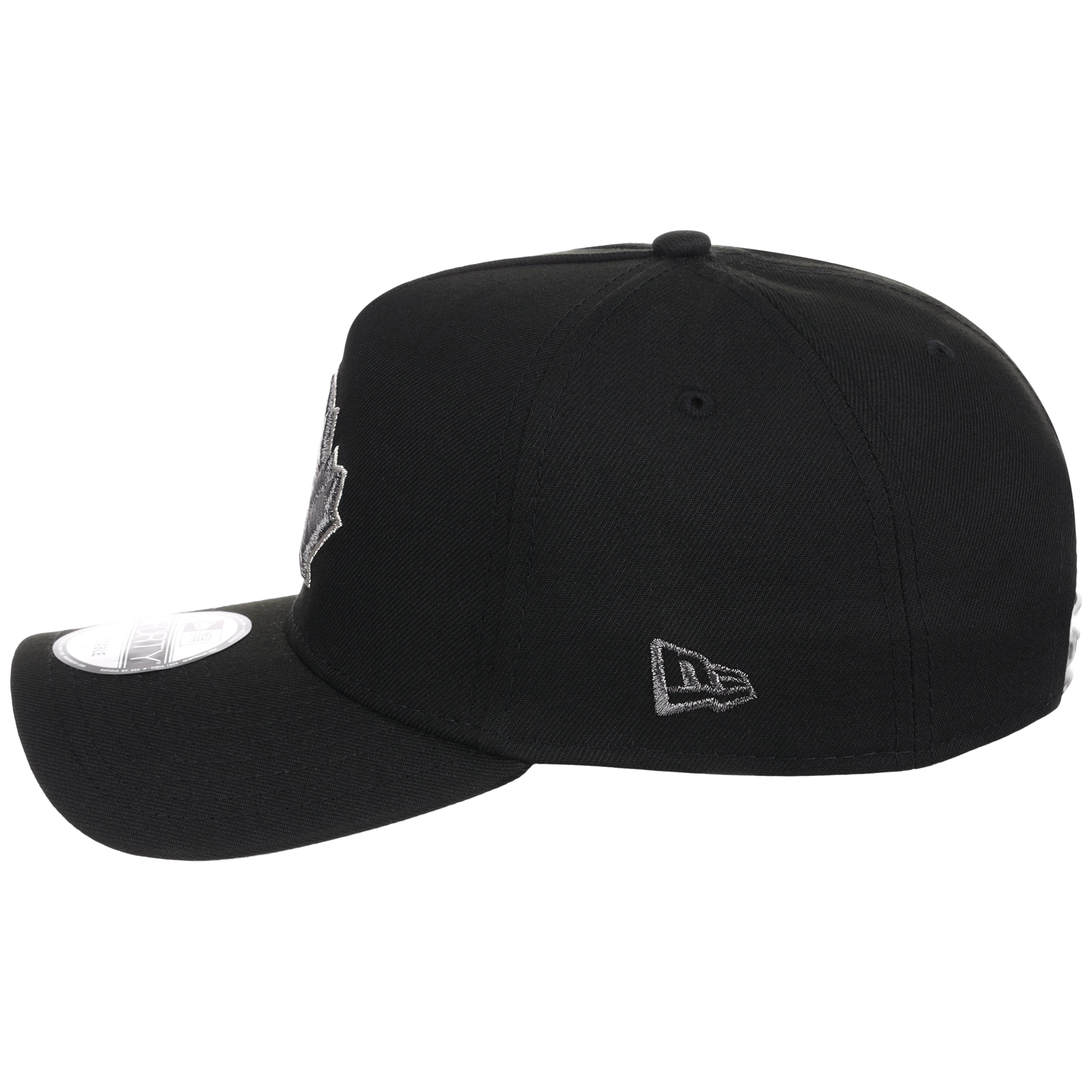 Toronto Blue Jays Toronto Crown the City - Liquid Titanium New Era 9FORTY (Black/Black)