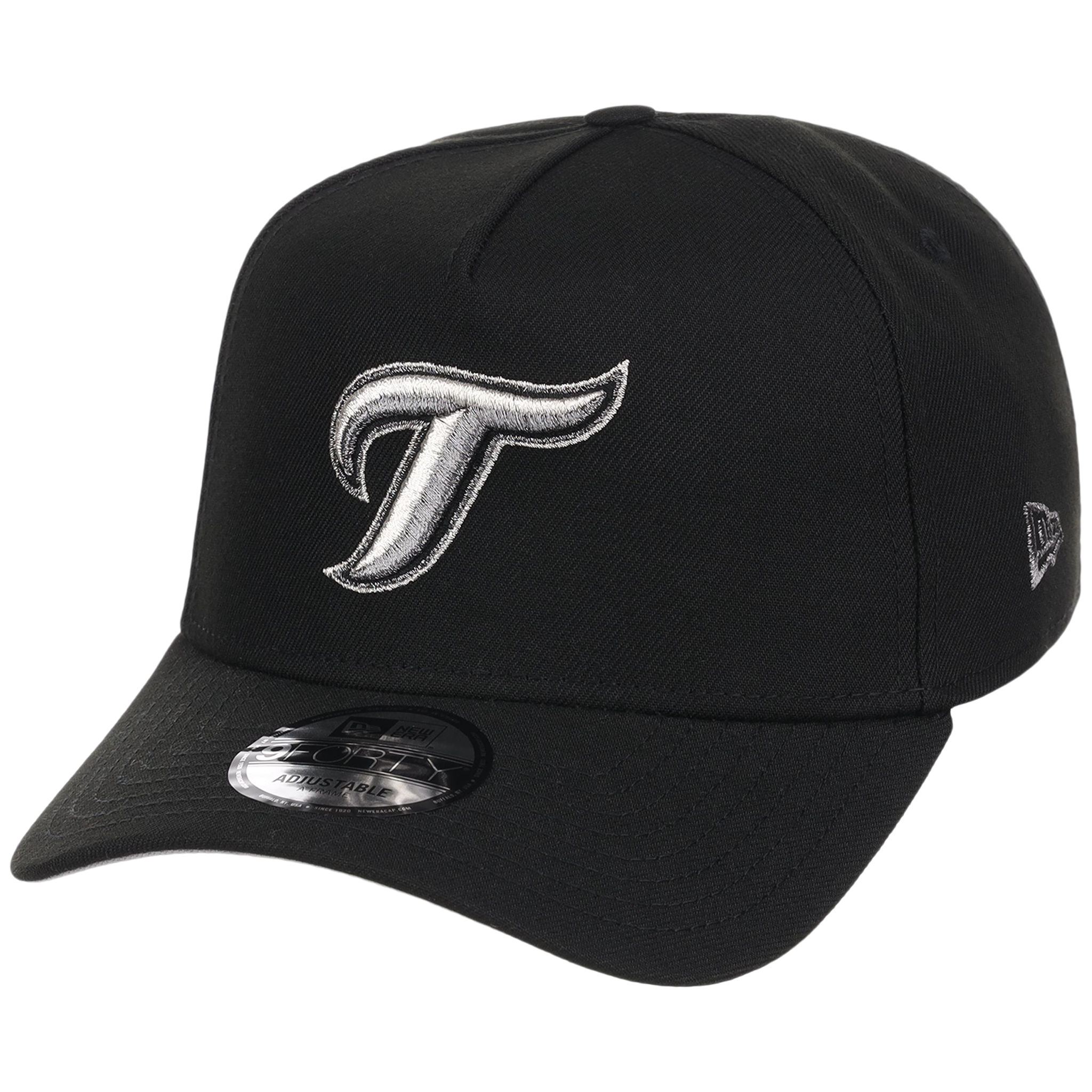 Toronto Blue Jays Toronto Crown the City - Liquid Titanium New Era 9FORTY (Black/Black)