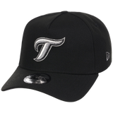 Toronto Blue Jays Toronto Crown the City - Liquid Titanium New Era 9FORTY (Black/Black)
