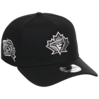 Toronto Blue Jays Toronto Crown the City - Liquid Titanium New Era 9FORTY (Black/Black)