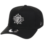 Toronto Blue Jays Toronto Crown the City - Liquid Titanium New Era 9FORTY (Black/Black)